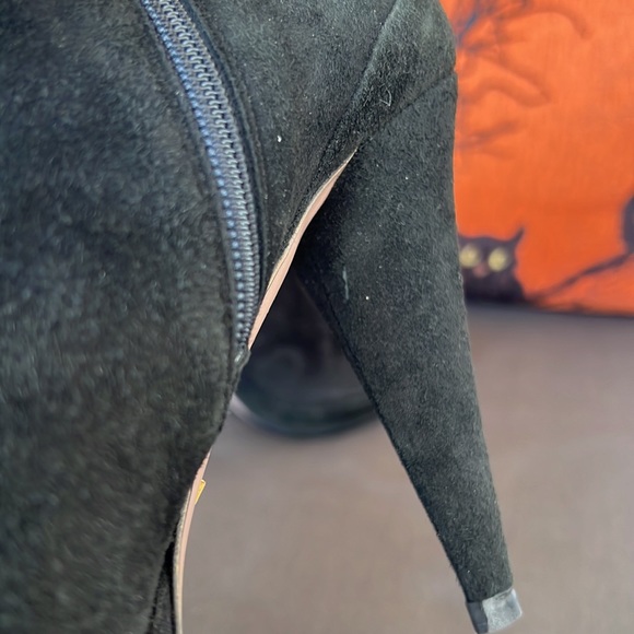 Auth. Prada Heeled Suede Booties! - Picture 6 of 13